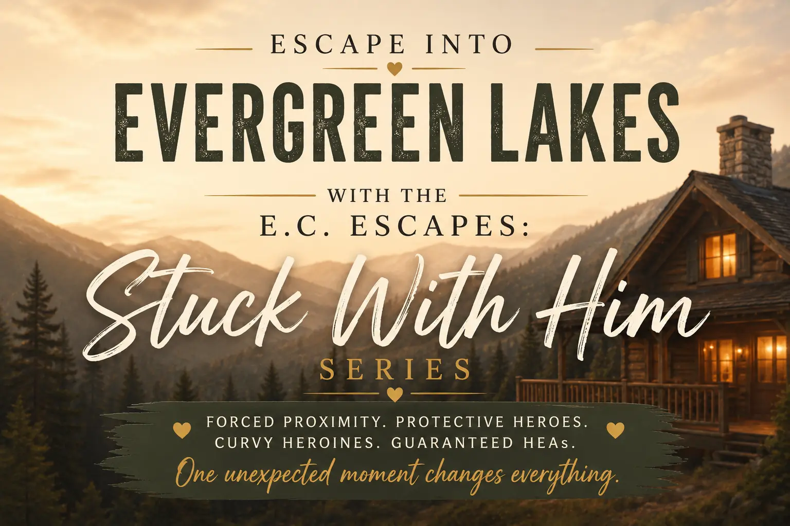 E.C. Escapes: Stuck With Him series by E.C. Snow